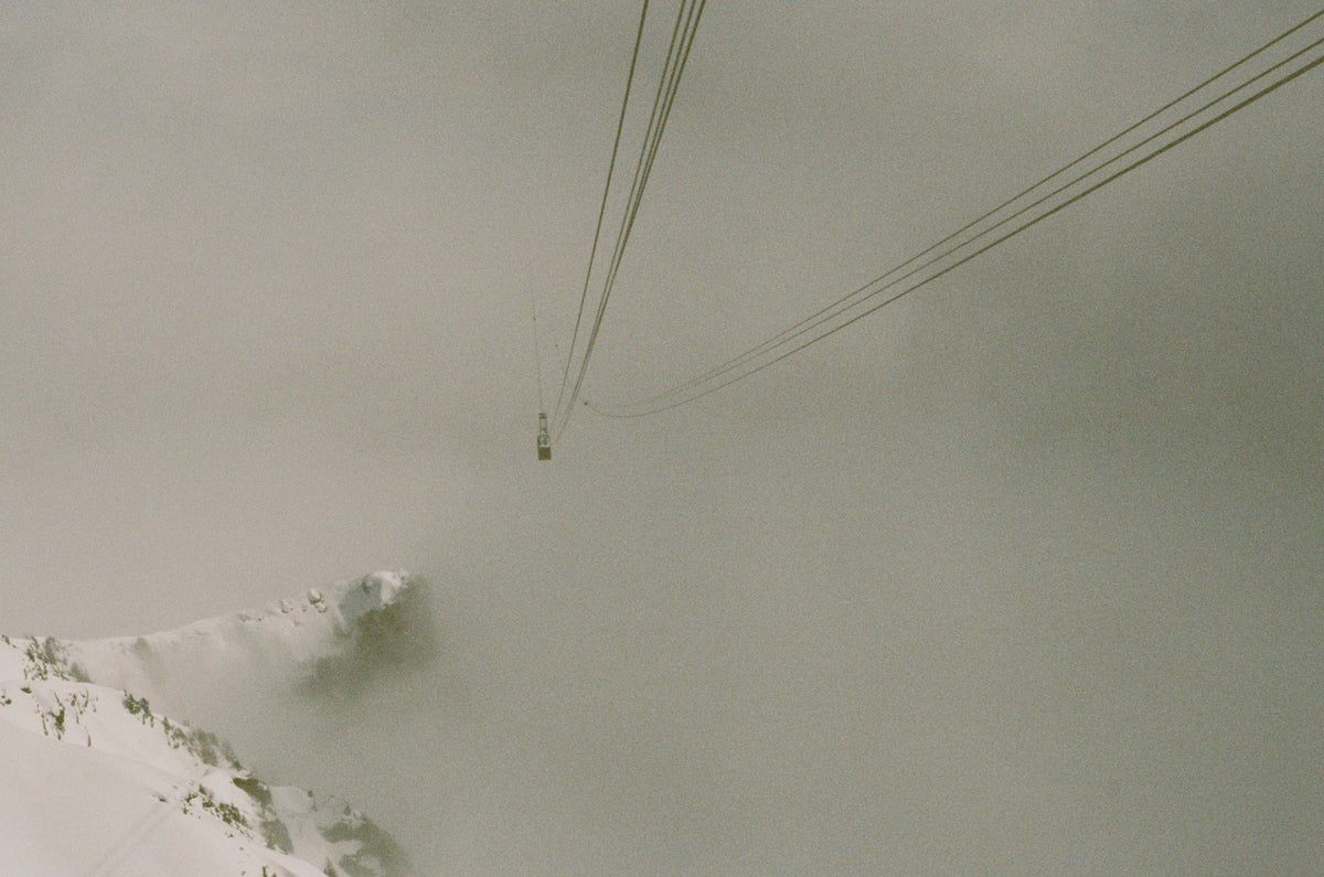 Chamonix Tram in the Clouds (Open Edition)