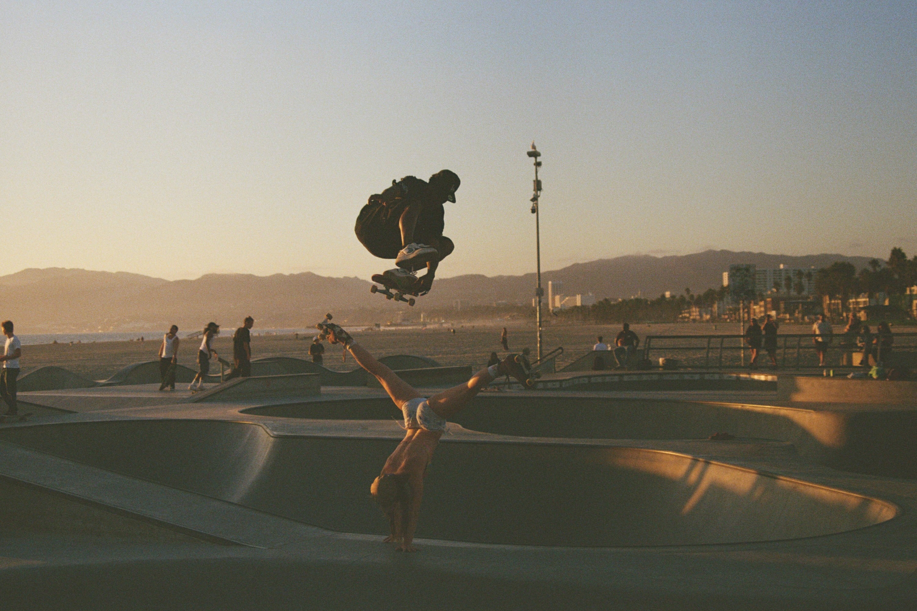 Venice Skatepark at Sunset