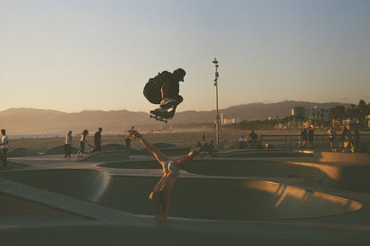 Venice Skatepark at Sunset